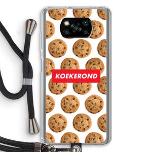 Koekerond: Xiaomi Poco X3 NFC Transparant Hoesje met koord