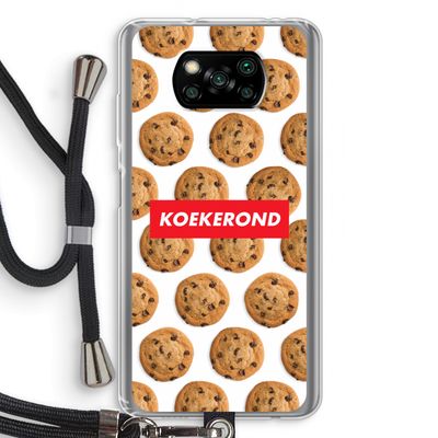 Koekerond: Xiaomi Poco X3 NFC Transparant Hoesje met koord