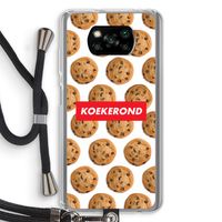 Koekerond: Xiaomi Poco X3 NFC Transparant Hoesje met koord
