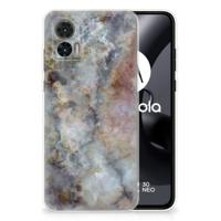 Motorola Edge 30 Neo | TPU | Siliconen hoesje | Marmer Grijs