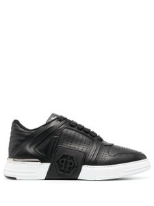 Philipp Plein baskets Nubuck Phantom en cuir - Noir