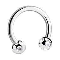 Circular Barbell Chirurgisch Staal 316L Circular Barbells - thumbnail