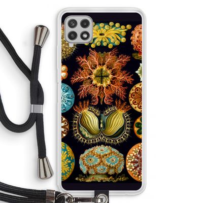 Haeckel Ascidiae: Samsung Galaxy A22 4G Transparant Hoesje met koord