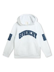 Givenchy Kids hoodie à logo appliqué 4G - Blanc