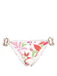 Cult Gaia bas de bikini à fleurs - Blanc