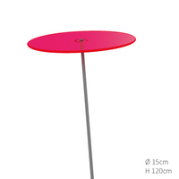 Zonnevanger Rood-Roze (kleur fuchsia) medium 120x15 cm - Cazador Del Sol