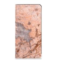 Google Pixel 7A Standcase Marmer Oranje - thumbnail