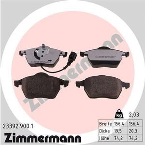 Remblokkenset Low-Dust 233929001