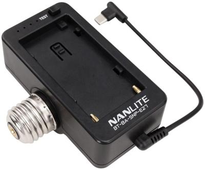 Nanlite NP-F Battery Adapter with E27 Head