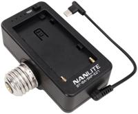 Nanlite NP-F Battery Adapter with E27 Head