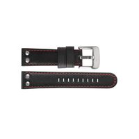 Horlogeband TW Steel TWB410 Leder Zwart 22mm - thumbnail