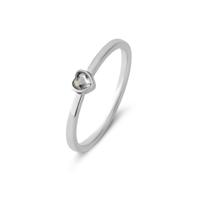 Melano Friends Ring Amour Crystal - Kleine Maat | Zilver