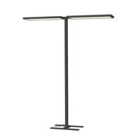 SLV Led kantoor vloerlampWorklight Pro zwart - dubbel - 1007465