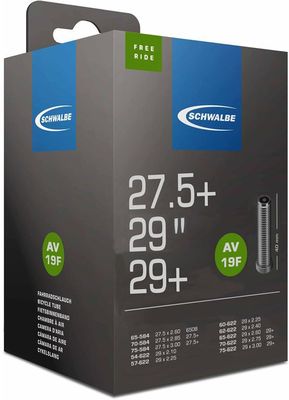 SCHWALBE binnenband av19f tr4 freeride air plus 27.5-29" / 54/75-584/622 40mm ventiel