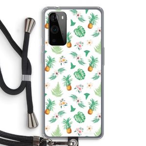 Ananas bladeren: OnePlus 9 Pro Transparant Hoesje met koord