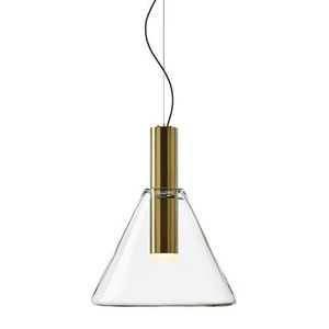 Bomma Phenomena Hanglamp - Cone - Helder - geborsteld goud