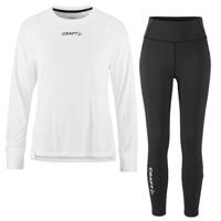 Craft Longsleeve Legging Zip Set Dames