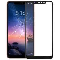 Voorste scherm buitenste glaslens voor Xiaomi Redmi Note 6 Pro(Black)
