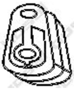 Aanslagrubber, demper 255667
