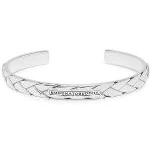 Buddha to Buddha 228 Armband George Cuff zilver 7 mm (F) 21 cm