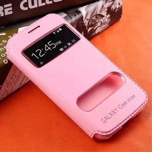 Samsung Galaxy Core Prime | Prime VE Hoesje Lichtroze met Venster
