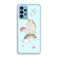 Regenboog eenhoorn: Samsung Galaxy A52 Transparant Hoesje