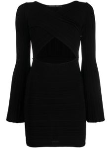 Antonino Valenti robe courte à col v - Noir