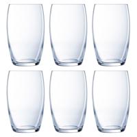 Luminarc Drinkglazen Versailles - 6x stuks - glas - 375 ml - Waterglazen/sapglazen - thumbnail