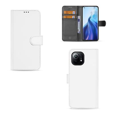 Xiaomi Mi 11 | Book Cover | Wit met Pasjeshouder