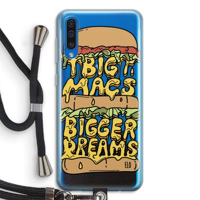 Big Macs Bigger Dreams: Samsung Galaxy A50 Transparant Hoesje met koord