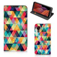 Samsung Galaxy Xcover 5 | Hoesje met Magneet | Geruit
