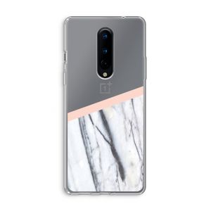 A touch of peach: OnePlus 8 Transparant Hoesje