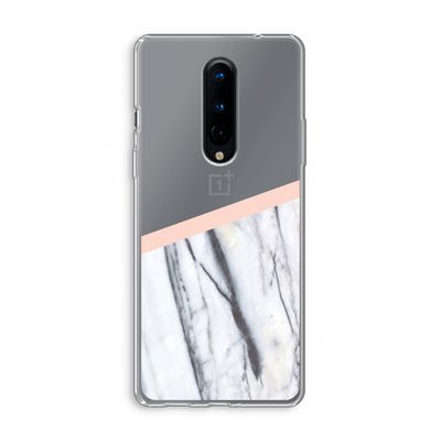 A touch of peach: OnePlus 8 Transparant Hoesje