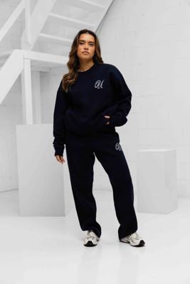 Knitted Trainingspak Dames Navy