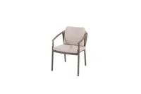 Barolo dining chair terre with 2 cushions