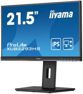 Iiyama ProLite XUB2293HS-B5 Business LCD-monitor Energielabel D (A - G) 55.9 cm (22 inch) 1920 x 1080 Pixel 16:9 3 ms HDMI, DisplayPort, Hoofdtelefoon (3.5 mm