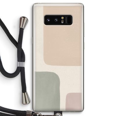 Geo #7: Samsung Galaxy Note 8 Transparant Hoesje met koord