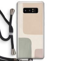 Geo #7: Samsung Galaxy Note 8 Transparant Hoesje met koord
