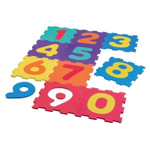 Foam vloerpuzzel cijfers 0 t/m 9 voor kinderen   -