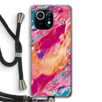 Pastel Echoes: Xiaomi Mi 11 Transparant Hoesje met koord