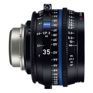 Zeiss Compact Prime CP.3 XD 35mm T2.1 PL-vatting met eXtended Data