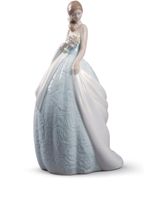 Lladró figurine en porcelaine Her Special Day Bride (36 cm) - Bleu