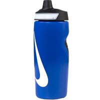Nike Refuel Bidon Grip 550ML Blauw Zwart Wit - thumbnail