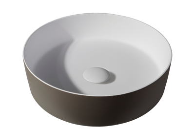 Waskom Tess 39x39x10,8 cm - moka EXT Waskom Tess 39x39x10,8 cm - moka EXT