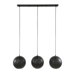 Giga Meubel - Hanglamp 3-Lichts - Metaal Zwart - 125x30x150cm