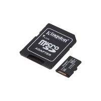 Kingston microSDHC Industrial C10 A1 pSLC-kaart + SD-adapter 32GB - thumbnail