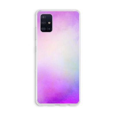 Clouds pastel: Galaxy A51 4G Transparant Hoesje