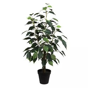 Ficus Bonsai Donkergroen 60 cm kunstplant - Buitengewoon de boet