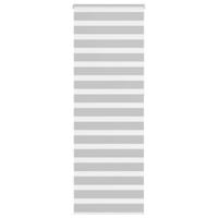 Zebra rolgordijn 85x230 cm stofbreedte 80,9 cm lichtgrijs Zebra rolgordijn 85x230 cm stofbreedte 80,9 cm lichtgrijs