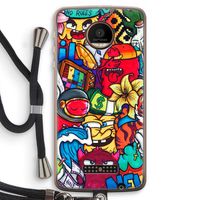 No Rules: Motorola Moto Z Force Transparant Hoesje met koord